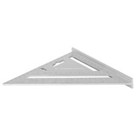 VORSTAHL aluminijsko trokutasto ravnalo 7"